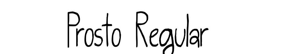 Prosto Regular Font Download Free